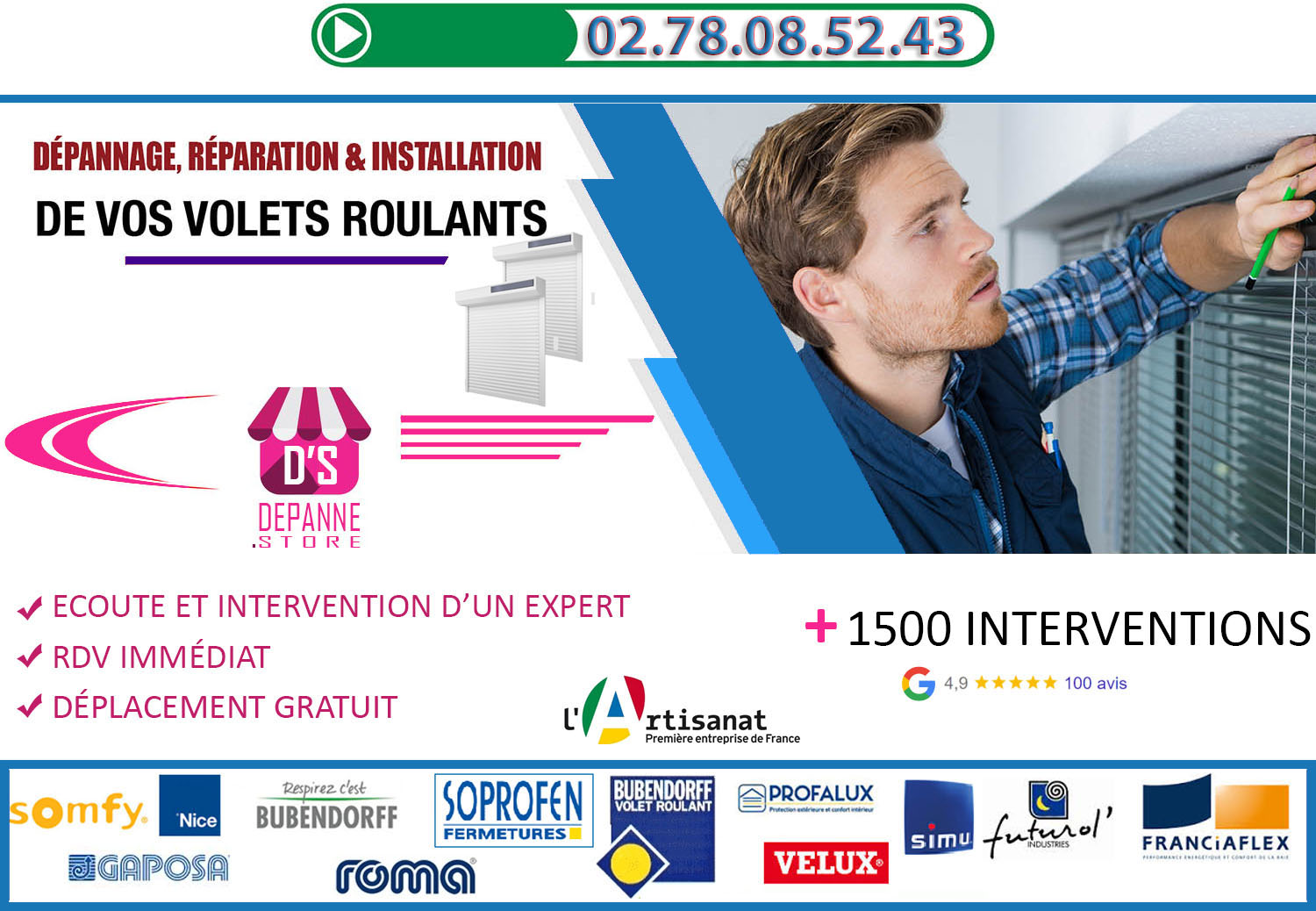 Deblocage volet roulant Annouville Vilmesnil 76110